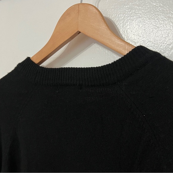 H&M Sequin Pug Dog Lover Black Crewneck Sweater, Size XS, Great Used Condition - Picture 6 of 6